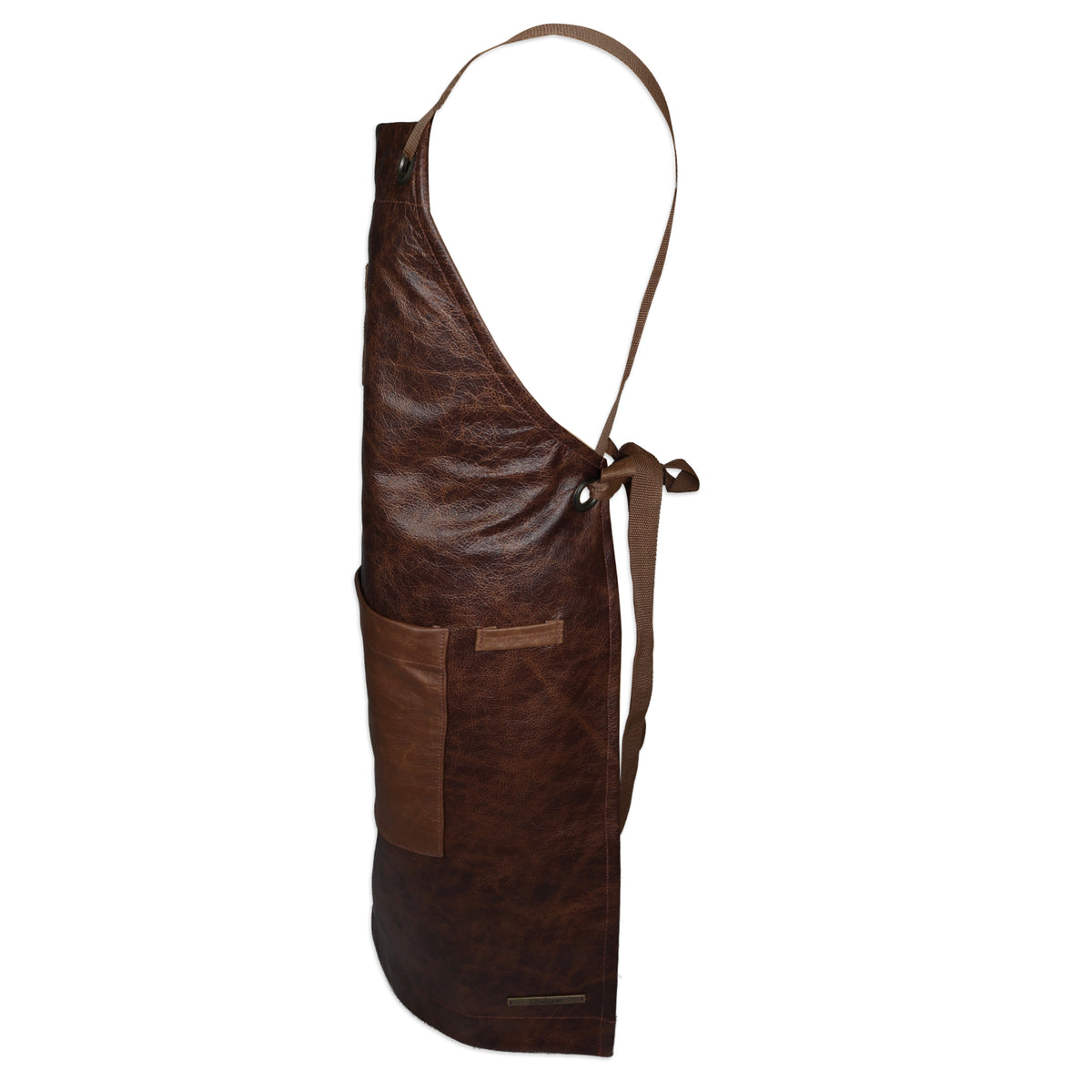 The Ribeye Leather Crossover Bib Apron | CUL381