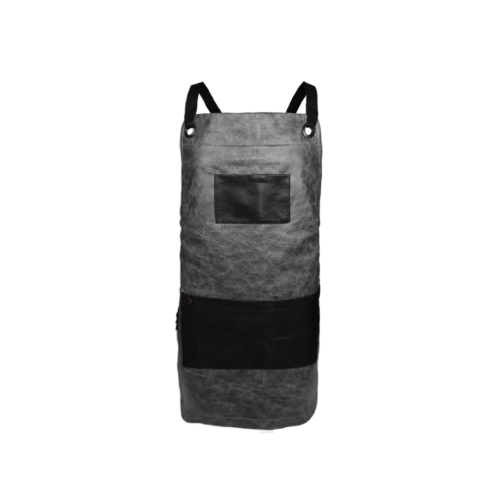 The Ribeye Leather Crossover Bib Apron | CUL381