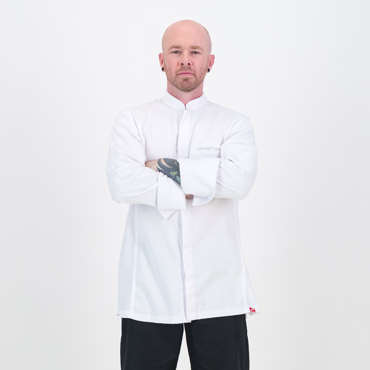 The Modern Master' Mandarin Collar Chef Jacket | CUL233