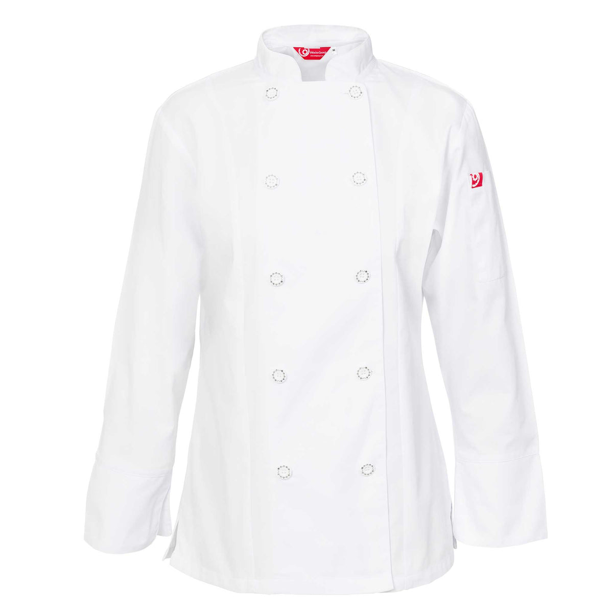 The Signature' Ladies 3/4 Sleeve Double-Breasted Chef Jacket | CUL204