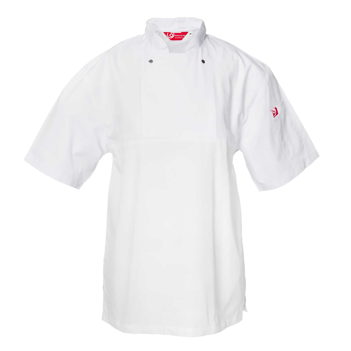 The Craftsman' Short Sleeve Pull-Over Utility Chef Jacket | CUL205
