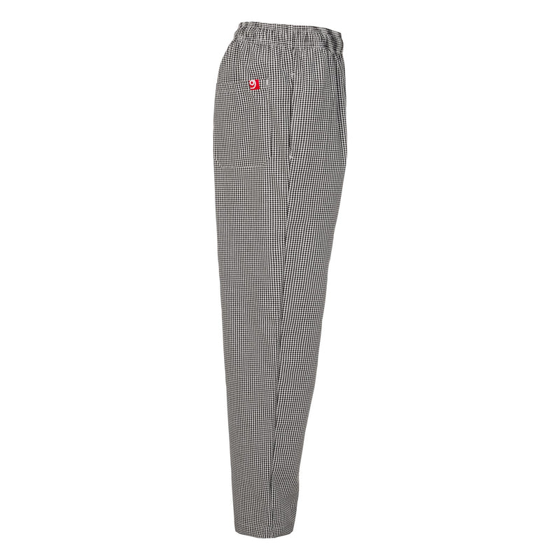 FAME No Pocket Baggy Chef Pants C15N - Black 3XL Relaxed Fit Professional Kitchen Pants
