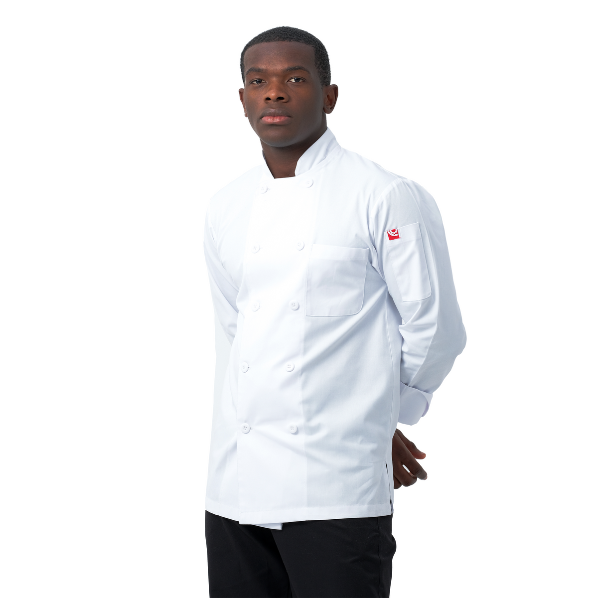 The Signature' Classic Long Sleeve Double-Breasted Chef Jacket | CUL201