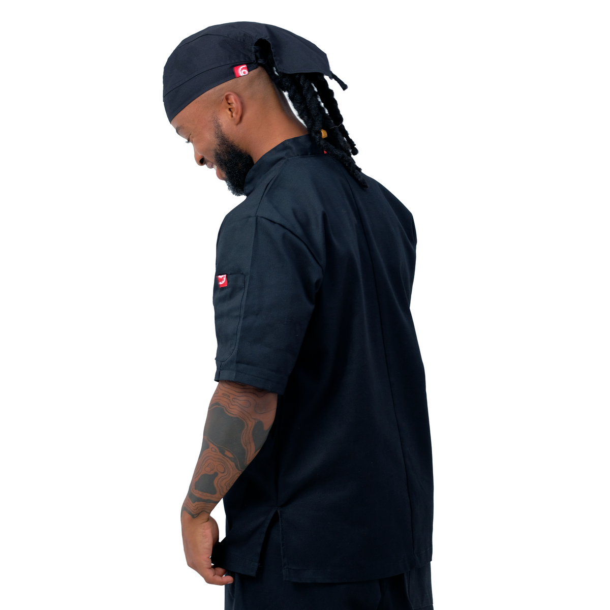 The Craftsman' Short Sleeve Pull-Over Utility Chef Jacket | CUL205