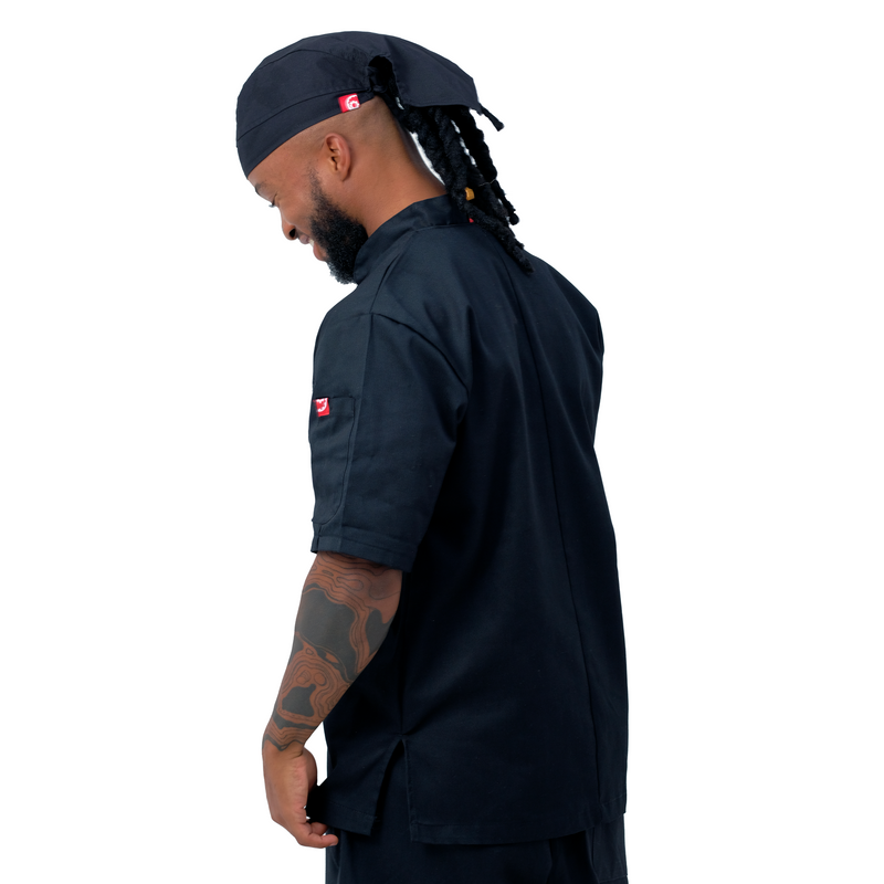 Short Sleeve Pull-Over Utility Chef Jacket by Chef Gear