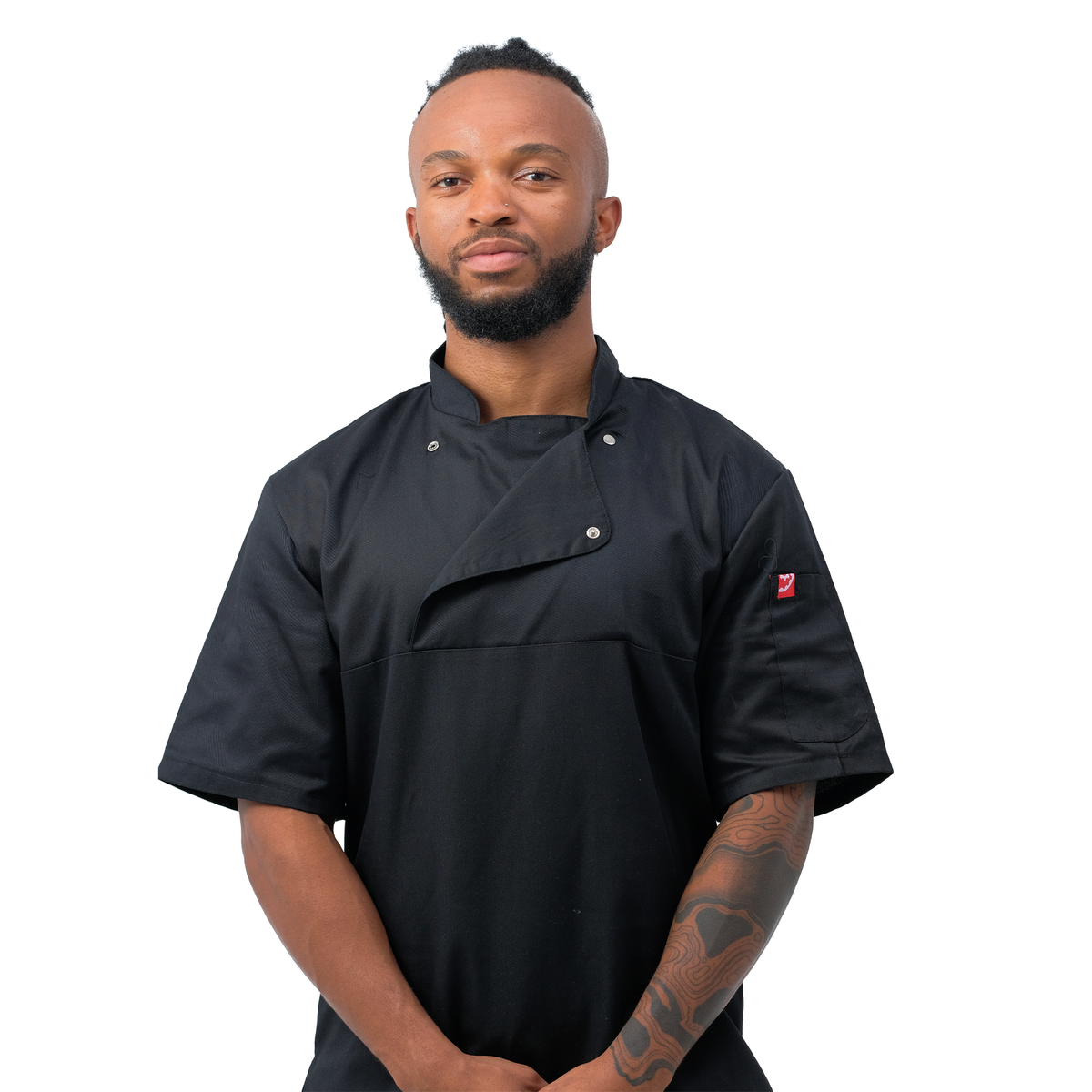 The Craftsman' Short Sleeve Pull-Over Utility Chef Jacket | CUL205