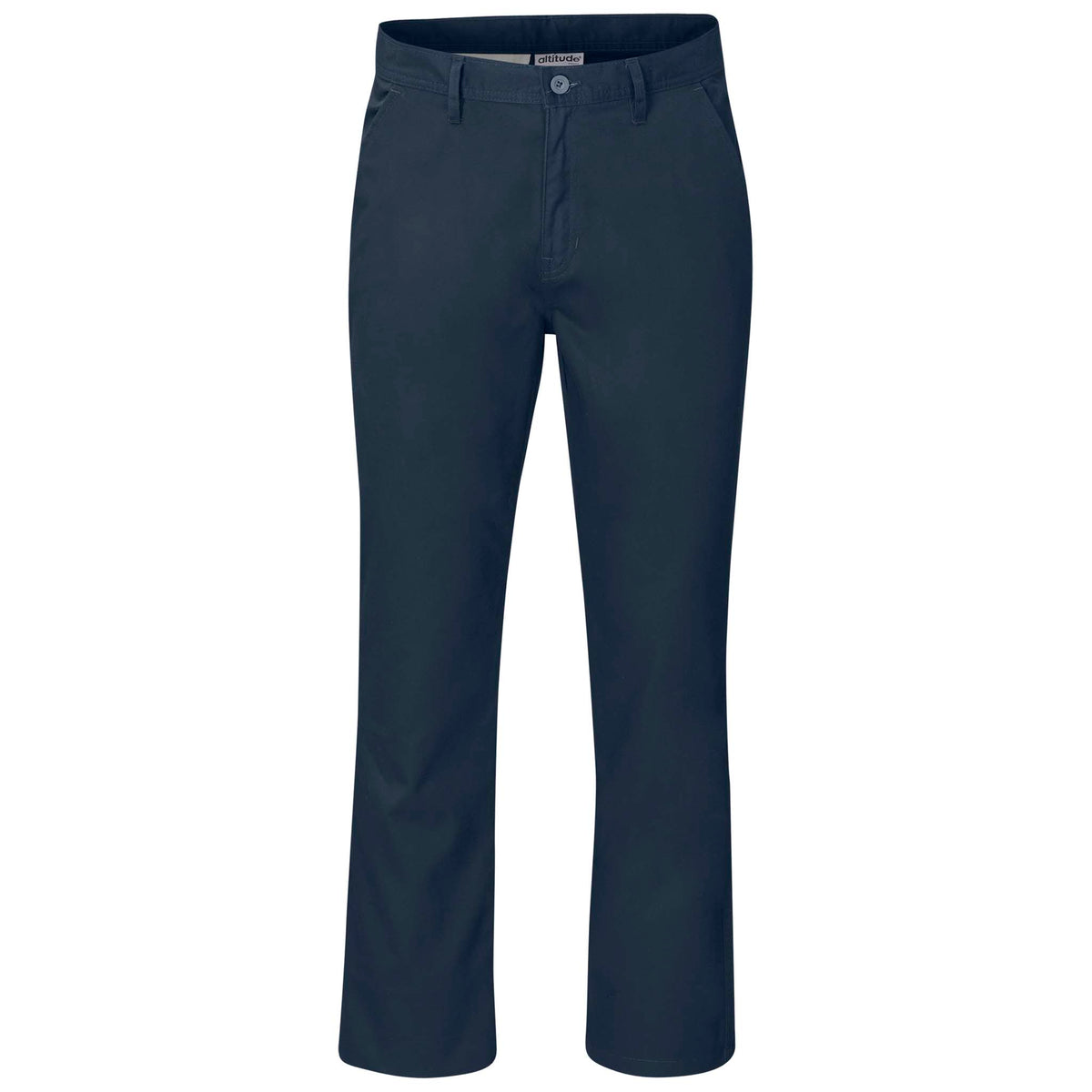 Mens Flat Front Cotton Chino Pants